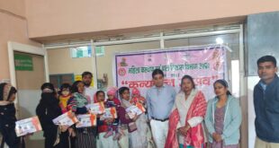 Baby kit delivery : बेटी बचाओ बेटी पढ़ाओ योजना के अंतर्गत 35 नवजात बच्चियों को बेबी किट वितरण ?