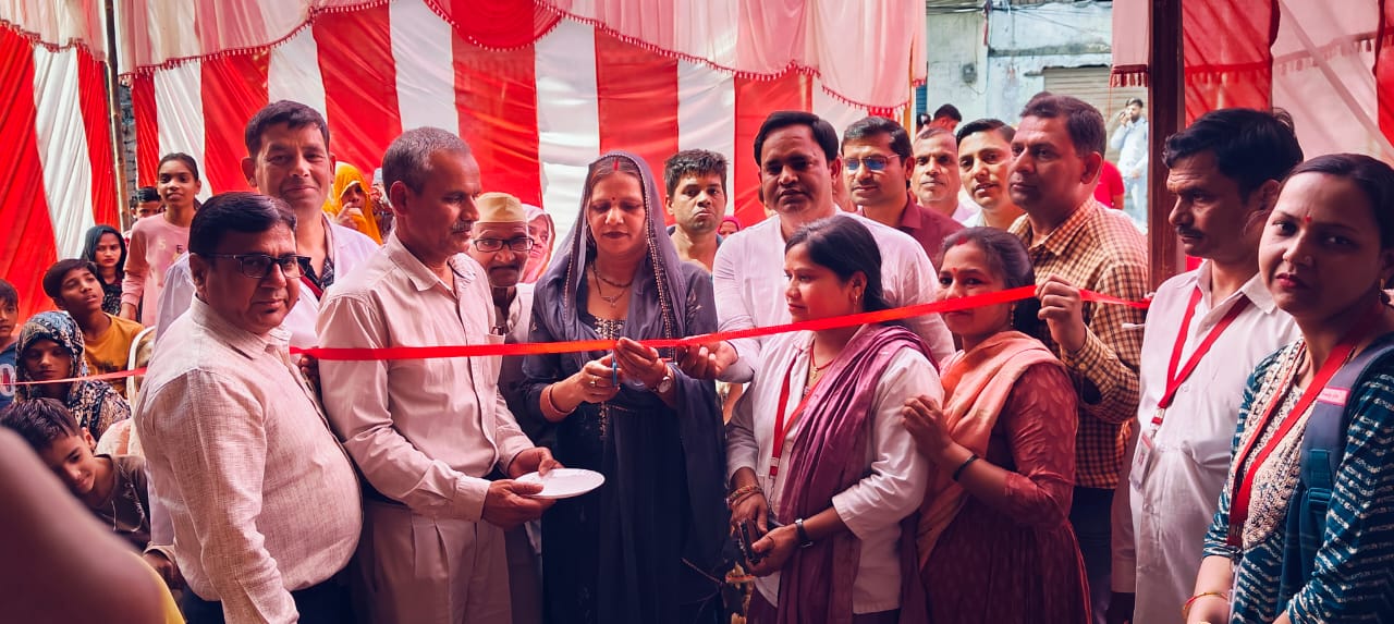 Mega camp organized in Ganeshpura : राष्ट्रीय एड्स नियंत्रण कार्यक्रम के अंतर्गत मोहल्ला गणेशपुरा में लगाया गया मेगा शिविर ?