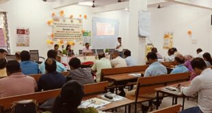 Panchayat text : विकास खण्ड स्तरीय अधिकारियों को पढ़ाया टी0 बी0 मुक्त पंचायत का पाठ ?