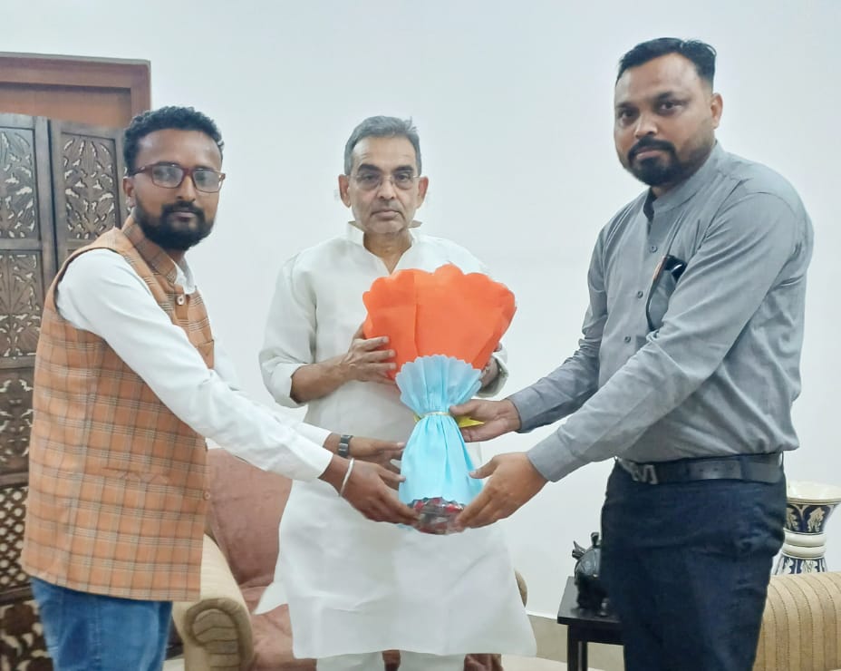NJU Secretary met : पूर्व केंद्रीय मंत्री व राज्यसभा सांसद उपेंद्र कुशवाहा से एनजेयू सचिव ने की मुलाक़ात ?