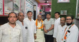 Visit to the district : कांग्रेस जिलाध्यक्ष राकेश त्यागी ने किया जनपद में दौरा ?