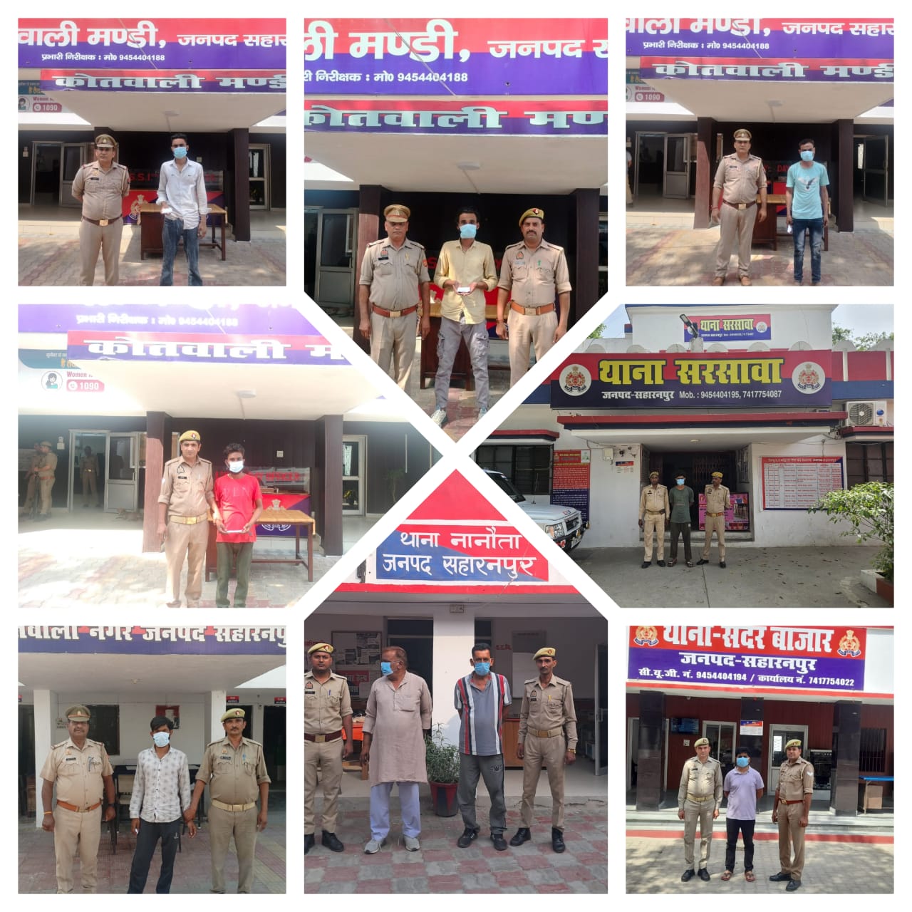 Tremendous success : थाना मण्डी,थाना सरसावा,कोतवाली नगर,थाना नानौता एवम थाना सदर बाजार प्रभारियों को मिली जबरदस्त कामयाबी ?