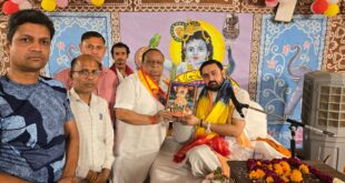 Bhagwat Katha : भागवत कथा सुनने द्वारिका धाम पहुंचे कांग्रेस अध्यक्ष राकेश त्यागी ?