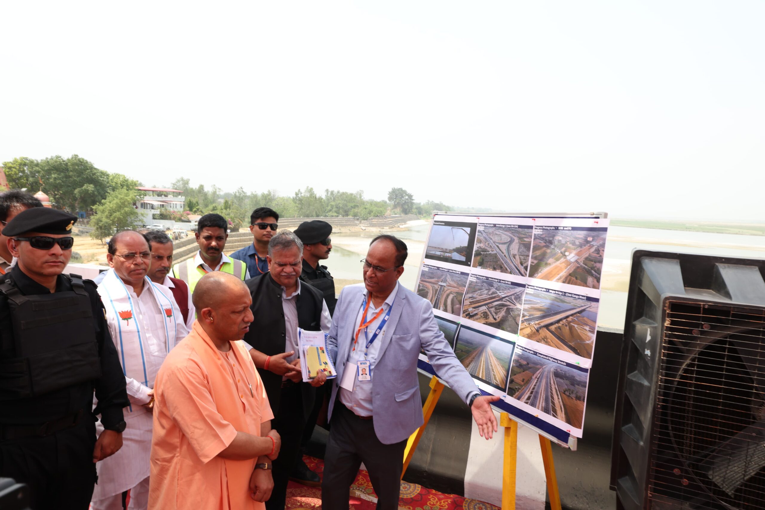 Inspection of construction work : मुख्यमंत्री योगी आदित्यनाथ ने किया गंगा एक्सप्रेसवे निर्माण कार्य का निरीक्षण ?
