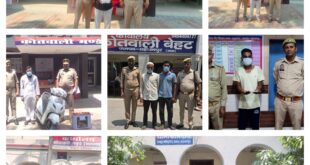 Big action : थाना मण्डी,थाना बेहट,थाना कुतुबशेर,थाना नकुड एवम थाना रामपुर मनिहारान प्रभारियों की बडी कार्रवाई ?