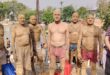 Full of joy : योगिक मिट्टी मालिश एवं गंगा स्नान हर्षोल्लास से संपन्न ?