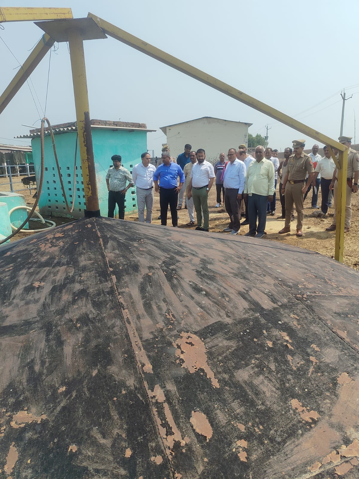 Inspection done : नोडल अधिकारी द्वारा वृहद गो संरक्षण केंद्र भटैल, पुलिस लाइन एवं निर्माणाधीन जेल का किया गया निरीक्षण ?