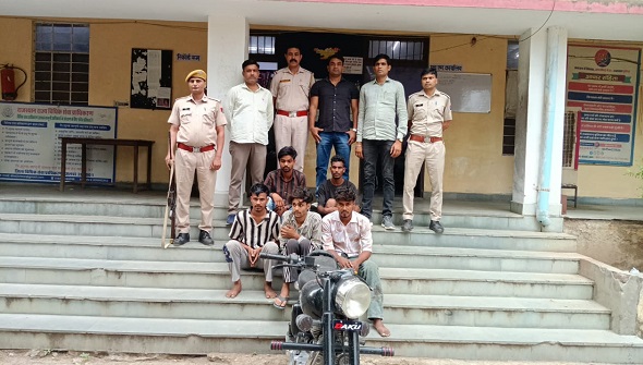 5 miscreants arrested : अलवर में नकबजनी, लूट और चोरी करने वाली गैंग का पर्दाफाश, 5 बदमाश गिरफ्तार ?
