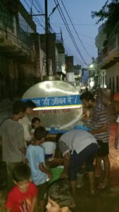 is bhisad garmi mein :नगर वासी पानी के लिए भटक रहे दर बदर जिम्मेदार मौन
