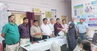 Farewell ceremony : टी 0बी0 रोगियों के साथ मनाया विदाई समारोह ?