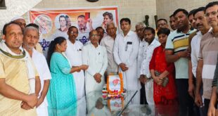Birth anniversary of Pandit Ramprasad Bismil : कांग्रेसियों ने मनाई महान स्वतंत्रता सैनानी पंडित रामप्रसाद बिस्मिल की जयंती ?