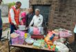 Little help was given : डॉ अनुराग श्रीवास्तव द्वारा सामग्री सहित तमाम दैनिक उपयोग की वस्तुएं प्रदान कर अल्प सहायता की गई ?