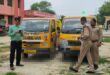 yatayat police vah:सम्भागीय परिवहन विभाग जौनपुर की संयुक्त टीम द्वारा यातायत नियमो का पालन न करने वालो के विरुद्ध प्रवर्तन की करवाई