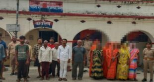 Thana sarpataha police team:द्वारा 12 नफर अभियुक्त गण न व 08 नफऱ अभियुक्तता गणो का निरोधात्मक कार्यवाही अन्तर्गत धारा 170/126/135 बीएनएसएस मे किया गया चालान