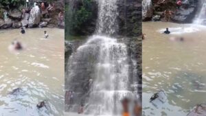 Video viral : धसकुंड वॉटरफॉल में रील के लिए 65 फीट से कूदा युवक, वीडियो वायरल ?