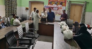 Nutritional distribution : 10 टी 0बी0 रोगियों को किया पोषाहार वितरण ?
