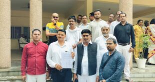 Application letter : कॉलोनी वासियों ने 11000केवी विद्युत लाइन ना खिंचवाने के लिए दिया प्रार्थना पत्र ?