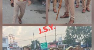 Police Station Incharge Vinod Kumar : कांवड़ यात्रा से पहले गागलहेड़ी पुलिस सतर्क, थाना प्रभारी विनोद कुमार ने निकाला फ्लैग मार्च, अतिक्रमणकारियों को दी सख्त चेतावनी ? 