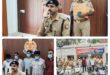 The weapons were recovered : DIG अभिषेक सिंह के निर्देशन में बेहट पुलिस ने लोन धोखाधड़ी गिरोह पकड़ा, 15 बाइक, हथियार बरामद किए ?