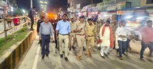 Flag March : कांवड़ यात्रा को लेकर मुजफ्फरनगर में फ्लैग मार्च