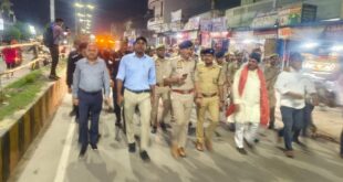 Flag March : कांवड़ यात्रा को लेकर मुजफ्फरनगर में फ्लैग मार्च