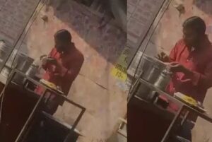 Video viral : पन्नी खोली, थूका और फिर पैक किया खाना, लखनऊ में इंसानियत हुई शर्मसार, देखें वीडियो वायरल