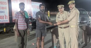Social responsibility : पुरकाजी पुलिस इंसानियत की मिसाल, ड्यूटी संग निभा रहे सामाजिक ज़िम्मेदारी
