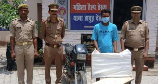 Items recovered : हापुड़ देहात पुलिस ने चोरी का अनावरण कर एक आरोपी गिरफ्तार, सामान बरामद 