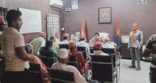 Meeting with the district officer : अखिल भारतीय ब्राह्मण महासभा के पदाधिकारियों की पुलिस क्षेत्राधिकारी से मुलाकात ?