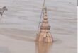 Submerged temple on the ghat : वाराणसी में गंगा नदी का जलस्तर बढ़ा, मणिकर्णिका घाट पर डूबा मंदिर ?