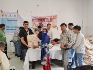 Patients with tuberculosis : क्यूब रूट फाउंडेशन द्वारा क्षय रोगियों को पोषाहार का चौथा वितरण ?