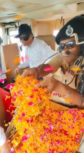 Kanwar Yatra Safety : सहारनपुर में कांवड़ यात्रा सुरक्षा हेतु हवाई सर्वे, पुष्पवर्षा