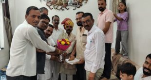 Gave best wishes : आदरणीय भाईसाहब को स्नेहपूर्ण विदाई और शुभकामनाएँ दी ?
