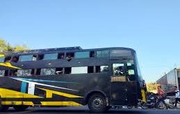 Double decker bus : दिल्ली जाने वाली डबल डेकर बस पर कार्रवाई, बिना फिटनेस 01 बस सीज ?
