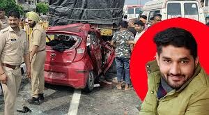 Two sons injured : खड़े ट्रक में जा घुसी कार, खुफिया विभाग की स्पेशल ब्रांच के सिपाही और पत्नी की मौत; दो बेटे घायल ?