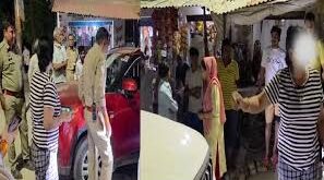 Try to crush :पुलिसकर्मियों ने की महिला SHO से बदसलूकी, बुलंदशहर में गाड़ी से कुचलने की कोशिश ?