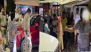 Try to crush :पुलिसकर्मियों ने की महिला SHO से बदसलूकी, बुलंदशहर में गाड़ी से कुचलने की कोशिश ?
