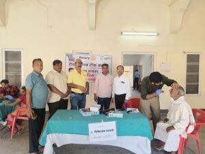 Camp organized : रोटरी क्लब की और से निशुल्क मोतियाबिंद चिकित्सा शिविर आयोजित ?