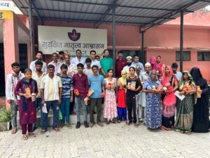 Faces of tuberculosis patients : पोषण पोटली पाकर खिले क्षय रोगियों के चेहरे ?