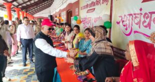 Pledge of service : रक्षाबंधन कार्यक्रम महिला सम्मान, राष्ट्र रक्षा और सेवा का संकल्प ?