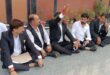 Sitting on a dharna : कैंट स्टेशन पर जीआरपी थाने के पास अधिवक्ता बैठे धरने पर ?