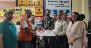 Blood Donation Camp : एआरटीओ कार्यालय फतेहपुर में रेडक्रॉस द्वारा रक्तदान शिविर, 12 यूनिट रक्त एकत्रित किए गए ?