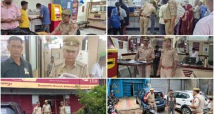 Checking campaign : बैंकों और एटीएम की सुरक्षा के लिए सहारनपुर पुलिस का सघन चेकिंग अभियान ?
