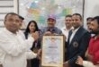 Book of World : योगासन बुक ऑफ वर्ल्ड रिकॉर्ड काउंसिल की ओर से जिलाधिकारी को किया गया सम्मानित ?