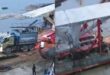 Trailer overturned : प्रयागराज में बड़ा हादसा टला, फाफामऊ बैराज पर गार्डर लदा ट्रेलर पलटा ?