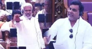 I swore on my wife : यूपी सदन में मंत्री ने सपा विधायक से पानी मुद्दे पर बीवी की कसम मांगी ?