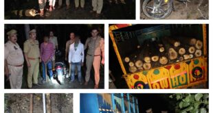 Wood recovered : थाना गागलहेड़ी पुलिस से मुठभेड़, 3 बदमाश गिरफ्तार, हथियार-चोरी की लकड़ी बरामद ?