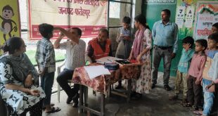 The needy : नेत्र परीक्षण शिविर में 22 बच्चों की जांच, जरूरतमंदों को निःशुल्क चश्मा मिलेगा ?
