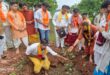 Worshipped the cow : वृंदावन से पधारे रसराज महाराज ने बांदकपुर धाम में पौधारोपण व गौपूजन किया ?