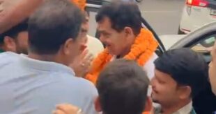 The requisition was submitted : शाही किले पर मंत्री ए.के. शर्मा का भव्य स्वागत, क्षेत्रीय समस्याओं का मांगपत्र सौंपा गया ?